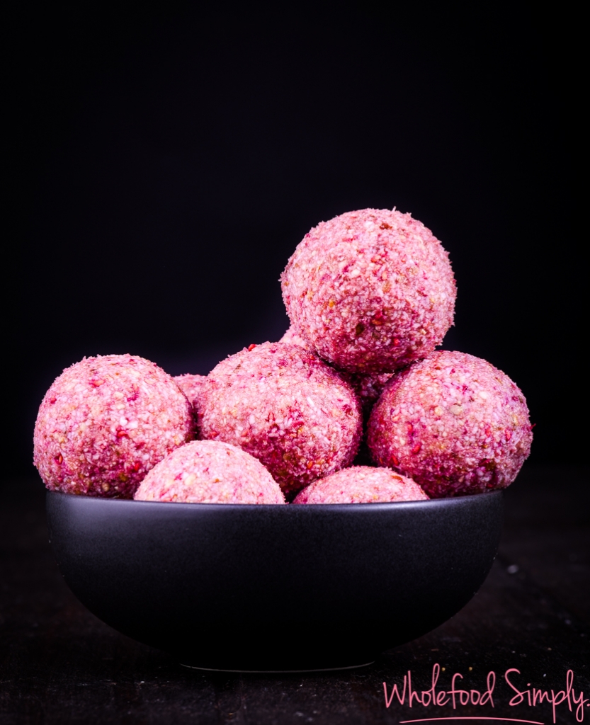 Raspberry Bliss Balls Wholefood Simply