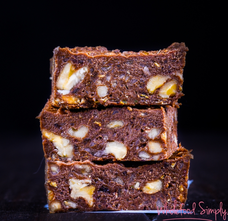 Choc Walnut Fudge ~ Wholefood Simply