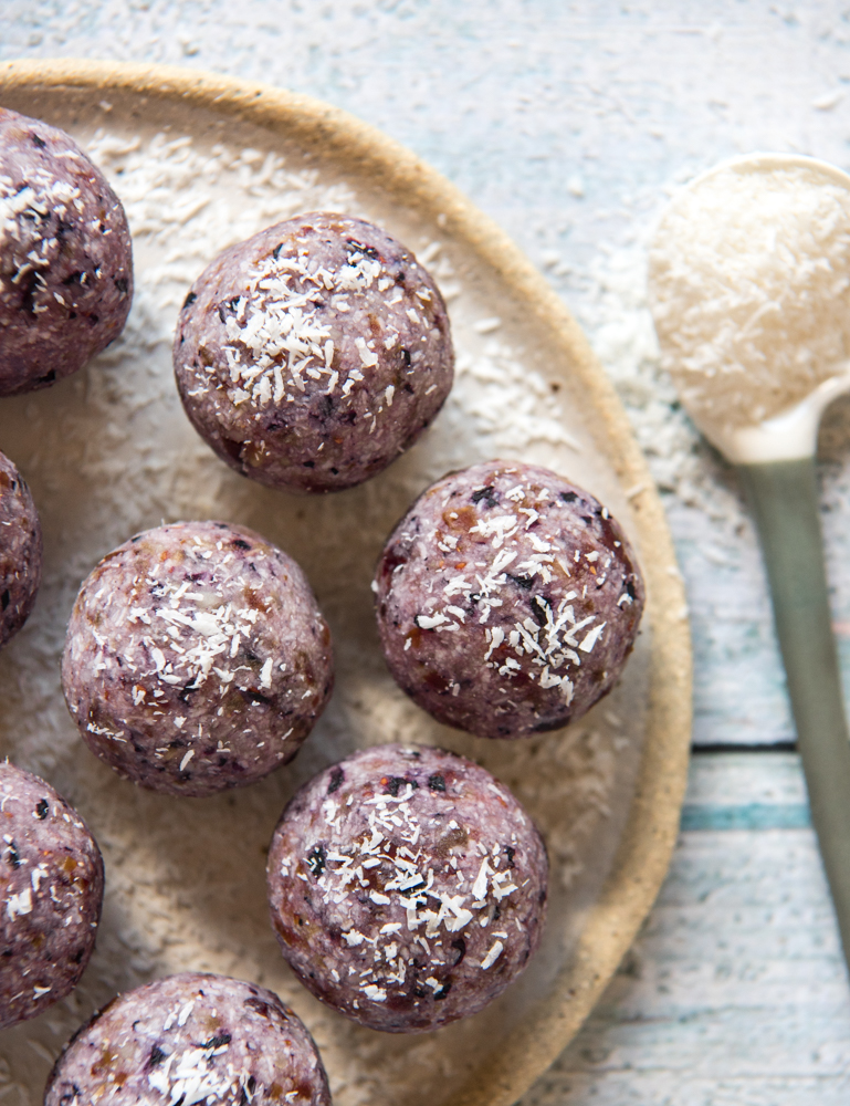 Quick and Easy Blueberry Bliss Balls