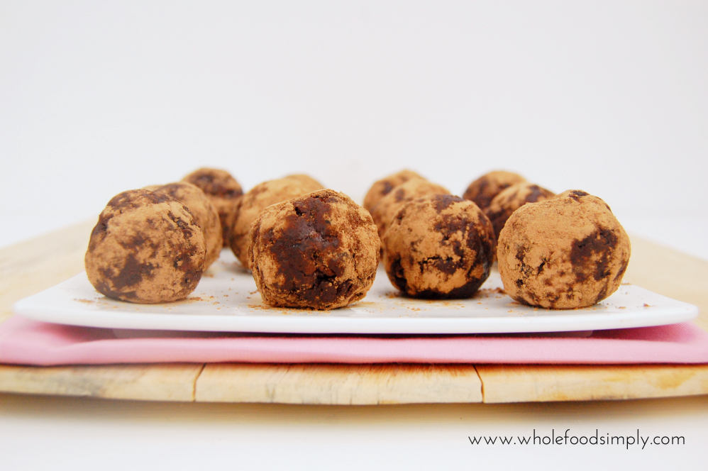 2 ingredient chocolate truffles
