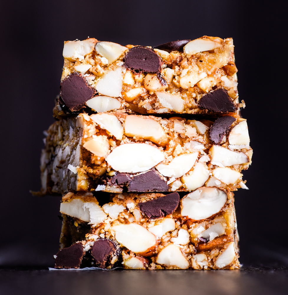 Chocolate Chip Nut Bars Wholefood Simply