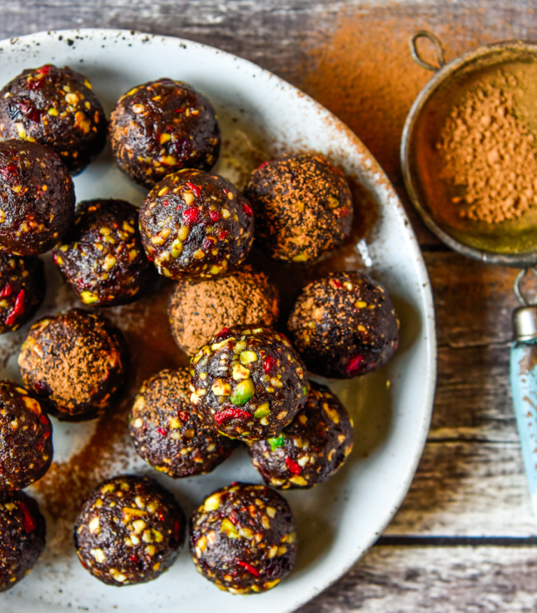 Healthy Rocky Road Bliss Balls with Thermomix Instructions