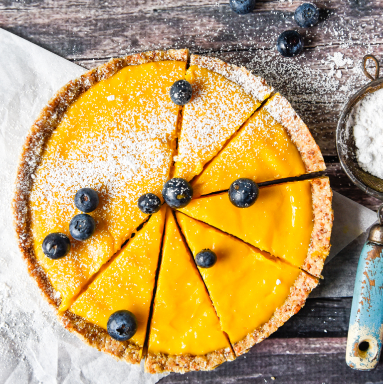 Quick, Easy and Healthy Lemon Tart ~ Wholefood Simply