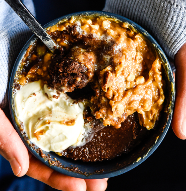 Quick, Easy and Healthy Snickers Mug Cake - Wholefood Simply