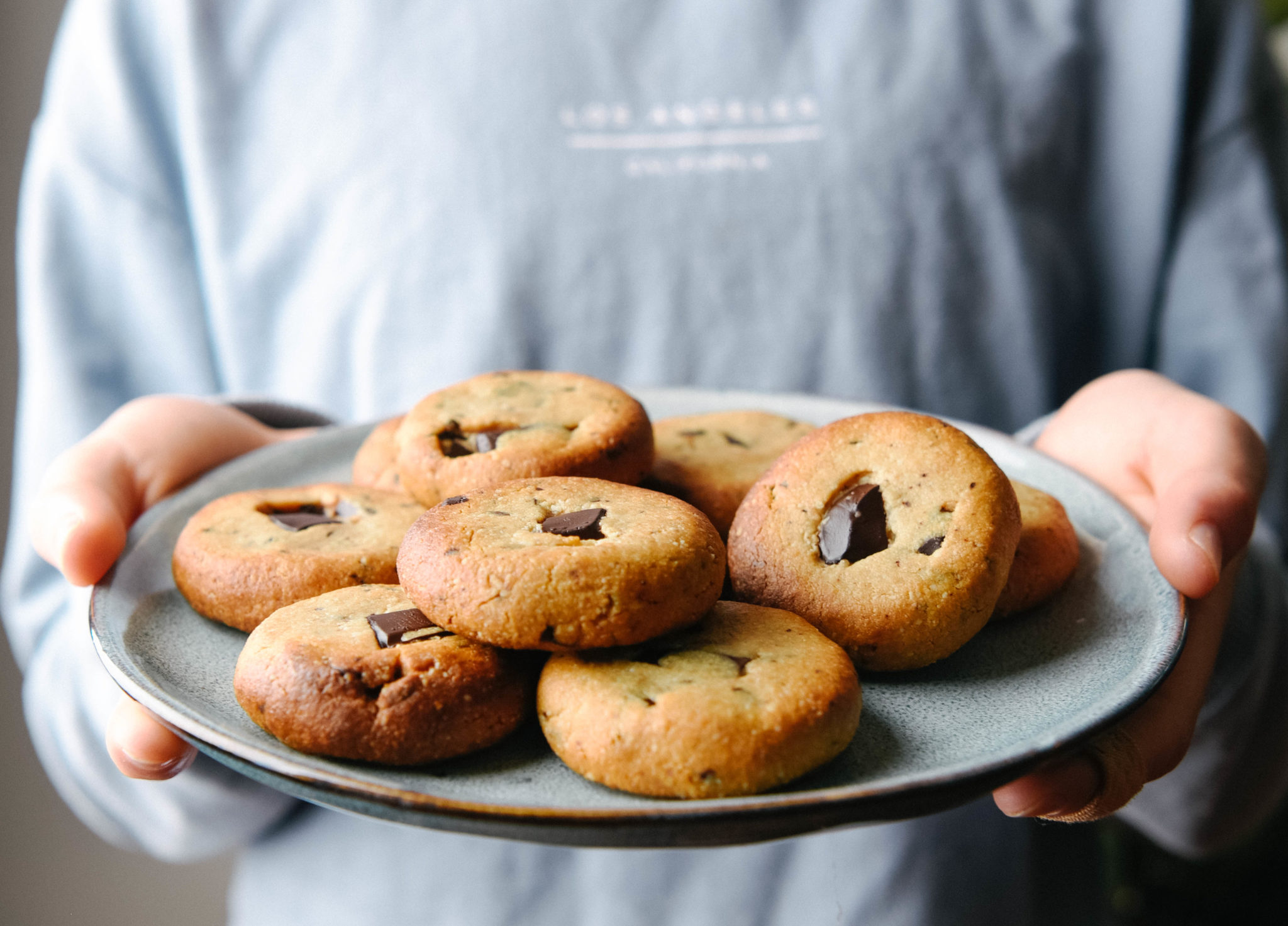 Four Ingredient Choc Chip Cookies ~ Wholefood Simply 2198