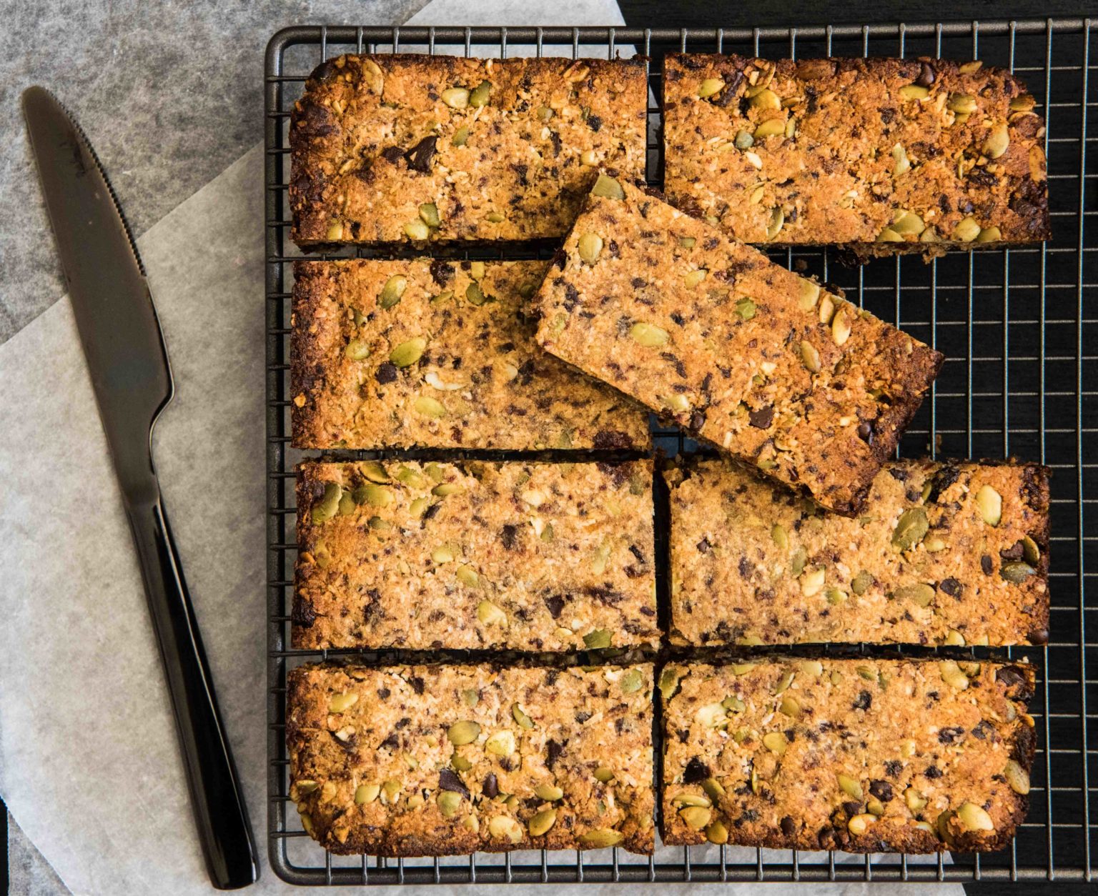 Quick and Healthy Nut Free Muesli Bars Wholefood Simply